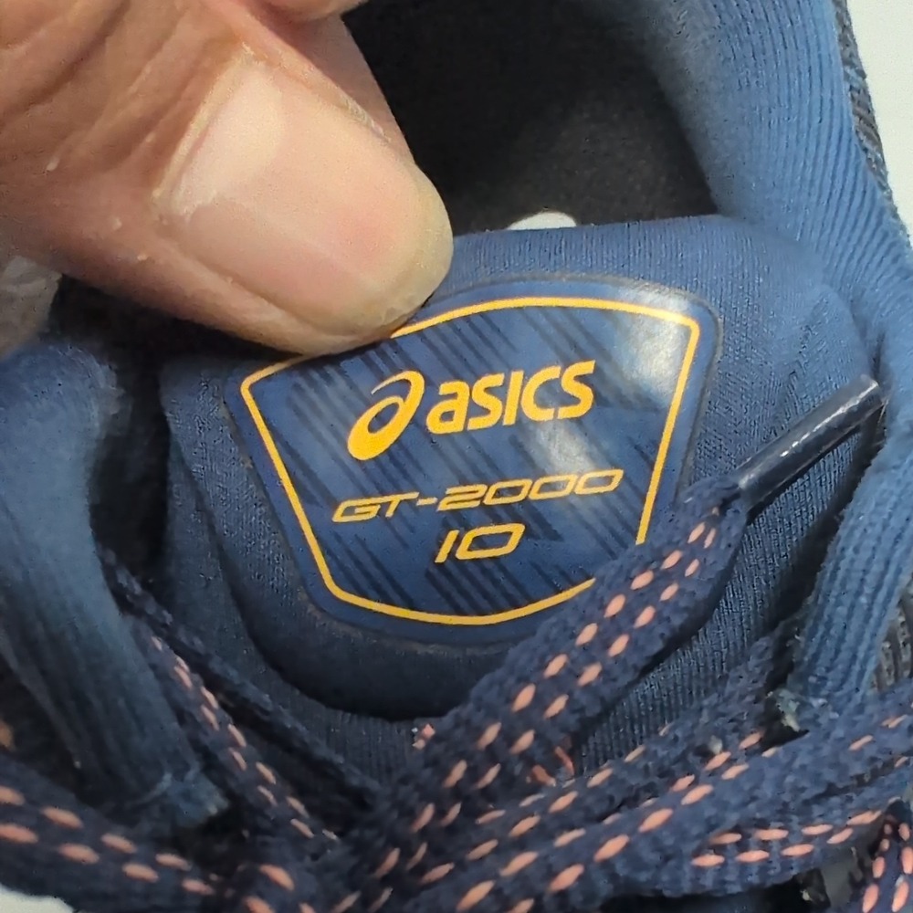 Asics GT-2000 10 womens Shoes Size 11.5 Blue Running Walking Athletic Sneakers - Picture 7 of 9